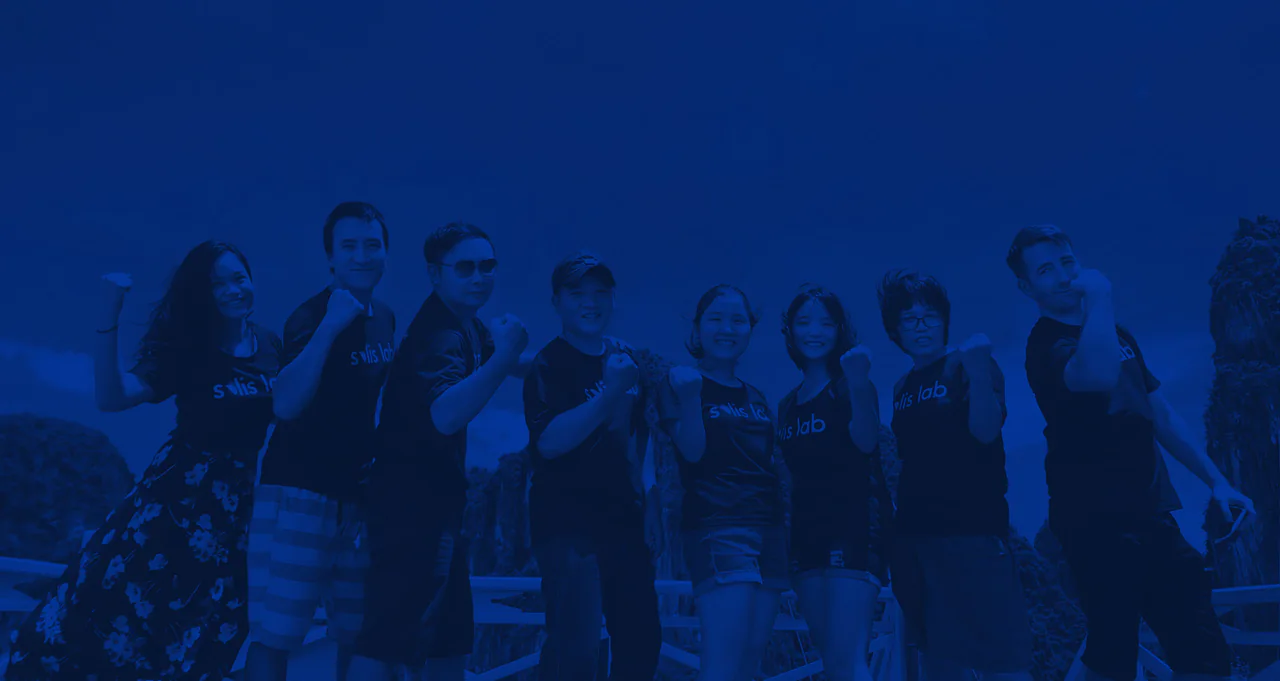 The Solis Lab team in Solis Lab T-shirts